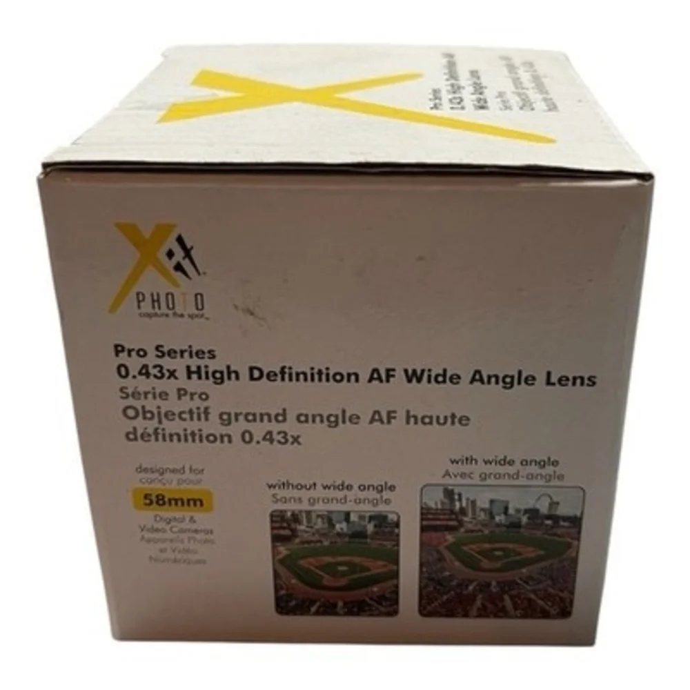 Xit Pro Series 0.43x High Definition AF Wide Angle Lens NIB